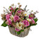 floral arrangement in a basket. Grodno